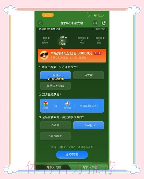 深度解读世界杯竞猜官网的热门选项 深度解读世界杯竞猜官网的热门选项
